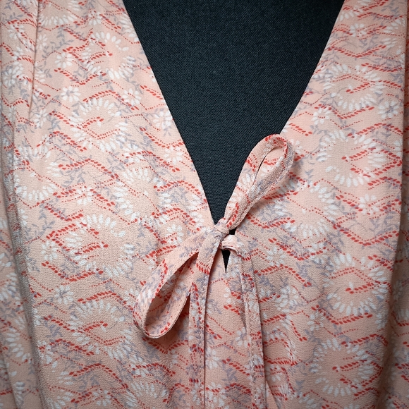 Black Tape Geometric Print Midi Dress 1X - Picture 6 of 13